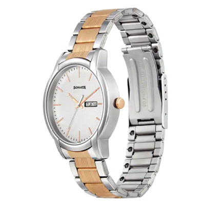 "Sonata Gents Watch 77031KM02 - Click here to View more details about this Product